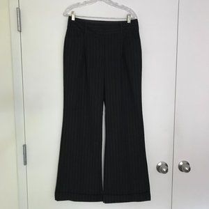 Old Navy black pin stripe wide leg pants size 4